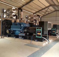 Groupe électrogène diesel Yuchai 1200 kW refroidi par eau, démarrage électrique 24 V CC, type silencieux, châssis ouvert, ATS à distance, 1800 tr/min