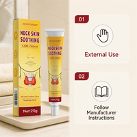Crème Apaisante pour la Peau du Cou Zourunan 20g Tube Confort Gorge Massage Doux Marque Privée OEM ODM Vente en Gros
