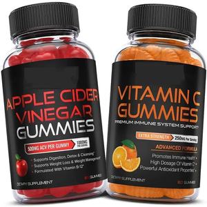 OEM özel <span class=keywords><strong>Vitamin</strong></span> B12 Gummies doğal sakızlı ayı çok <span class=keywords><strong>Vitamin</strong></span> takviyesi organik elma şırası sirke vitamini Gummies - Product Image 2