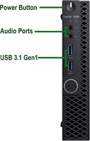 Mini-ordinateur de bureau Barebone Tiny Optiplex 3060 8e génération, propre, sans rayures, grade A, testé et fonctionnel