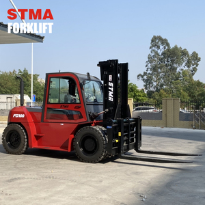 Chariot élévateur diesel STMA 10 <span class=keywords><strong>Tn</strong></span> 10 tonnes FD100 Qatar avec longueur de fourche de 1220 mm - Product Image 3