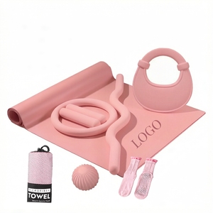 Nouveau <span class=keywords><strong>Kit</strong></span> de Fitness Rose Premium 2026 pour la Maison : Tapis de Yoga, Haltères, Anneau de Pilates, Barre de Musculation et Accessoires Personnalisables - Product Image 2
