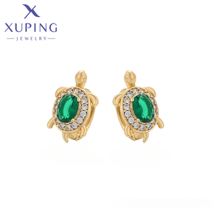 X000843901 XUPING <strong>Jewelry</strong> Exquisite <strong>Turtle</strong> Zirconia Earrings Fashion Stud Earrings Women <strong>Jewelry</strong> - Product Image 1