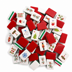 Coffret Cadeau de Noël : Jeu de Société Familial Américain de Mahjong pour Fêtes - Product Image 1