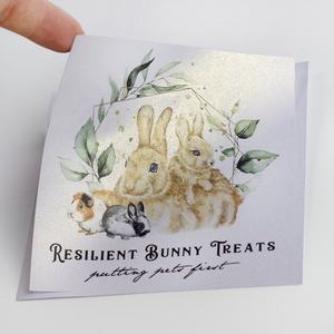 Design personnel personnalisé étiquette de luxe <span class=keywords><strong>perle</strong></span> paillettes autocollants pour bougie parfum cosmétiques boîte d'emballage - Product Image 6