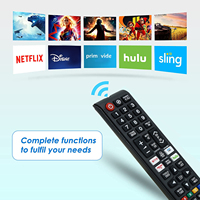 Télécommande universelle HUAYU RM-L1728 pour téléviseurs intelligents Samsung, remplacement avec 2 piles AAA, boutons de fonction rapide pour tous les modèles