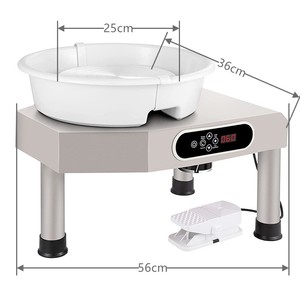 Xinyi Máy Làm Bánh Gốm Điện Phổ Biến Nghệ Thuật Để Tạo Hình Đất Sét Gốm - Product Image 2