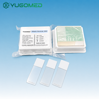 Adhesive Microscope Slides with Ground Edges White Writing Area for LBC Liquid Based Cytology