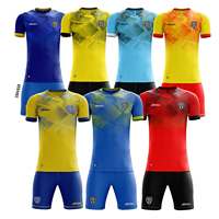 Ensemble complet de vêtements de football Akilex à séchage rapide par sublimation, veste de sublimation, kit de football personnalisé, maillot de football pour hommes