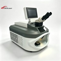 Machine de soudage laser pour bijoux, soudeuse laser de bureau avec caméra CCD pour la réparation de montures de lunettes, or et argent