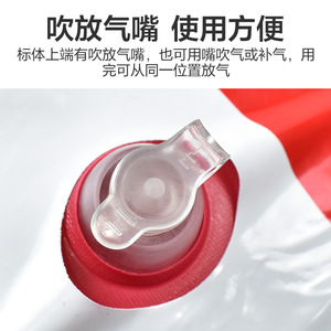 ทุ่นลอยน้ำสีแดงทำจาก PVC รูปทรงกลม พร้อมธงเตือนเพื่อความปลอดภัยในการดำน้ำ - Product Image 4