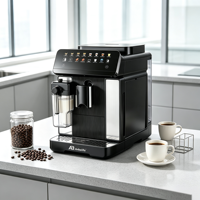 Cafetera Automática Inteligente Anbolife con Pre-infusión, Pantalla Táctil, Tanque de Leche Integrado, Molinillo Cónico, WiFi, OEM