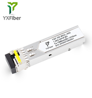 Modules émetteurs-récepteurs SFP Bidi 1.25G 40km 1310/1550nm SMF SC/LC DDM compatibles génétiquement, fabricant