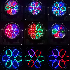 Ngoài trời 7x60W không thấm nước mắt ong nhuộm nguồn ánh sáng xoay dẫn đầu đèn di động thích hợp cho công viên chủ đề, buổi hòa nhạc ngoài trời. - Product Image 6