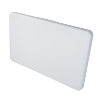 Table d'extérieur en plastique rectangulaire blanche Portable Table à manger blanche pliable pour événement Camping Table pliante et chaises