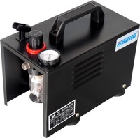 Compresseur d'air électrique portable à double piston AS18AK avec manomètre réglable pour la peinture multi-usages