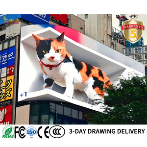 Pantalla LED para Exteriores <span class=keywords><strong>de</strong></span> Brillo Automático Premium, Video Wall Moderno para Publicidad, Impermeable, Fácil Mantenimiento, Aluminio Fundido a Presión para Plazas - Product Image 1