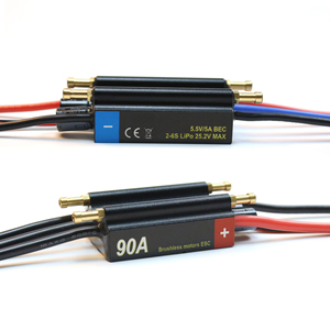 ESC Marino Sin Escobillas 30A, 50A, 70A, 90A, 120A, 200A 2-6S LiPo Programable a través de tarjeta de programación 2.6V - Product Image 2
