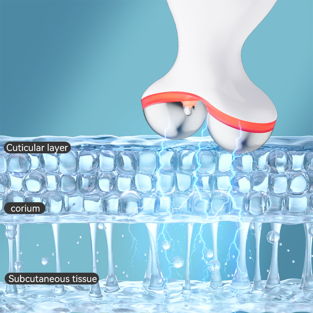 ORANGLES 7 Colors LED Facial Massager | Handheld Electric Skin Care Roller for Face & Neck Lifting, Anti-Aging, Wrinkle Reduction – Rechargeable Beauty Device for Home Use (Qatar) - detailed closeup view - illustrating benefits - Image 3 of 6 | created for all | Shop 7 Colors LED Facial Massager | Handheld Electric Skin Care Roller for Face & Neck Lifting, Anti-Aging, Wrinkle Reduction – Rechargeable Beauty Device for Home Use (Qatar) North Carolina | Free Shipping ORANGLES