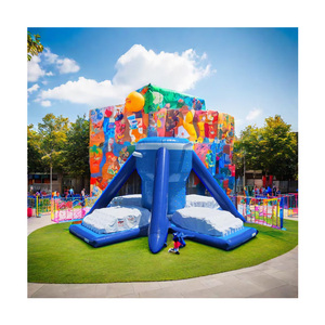 Juego Inflable Gigante de Grado Comercial con Paredes de Escalada y Colchoneta de Aire para Parques <span class=keywords><strong>Infantiles</strong></span> U-Rides SP-284 con Certificación CE - Product Image 1