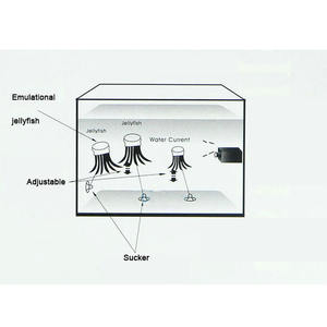 Décoration de méduse simulée non toxique pour aquarium flottant ornement de méduse artificielle vive - Product Image 5