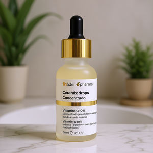 Gotas Ceramix de Thader Pharma, Suero Facial Blanqueador con 10% de Vitamina C, 30 ml - Product Image 3