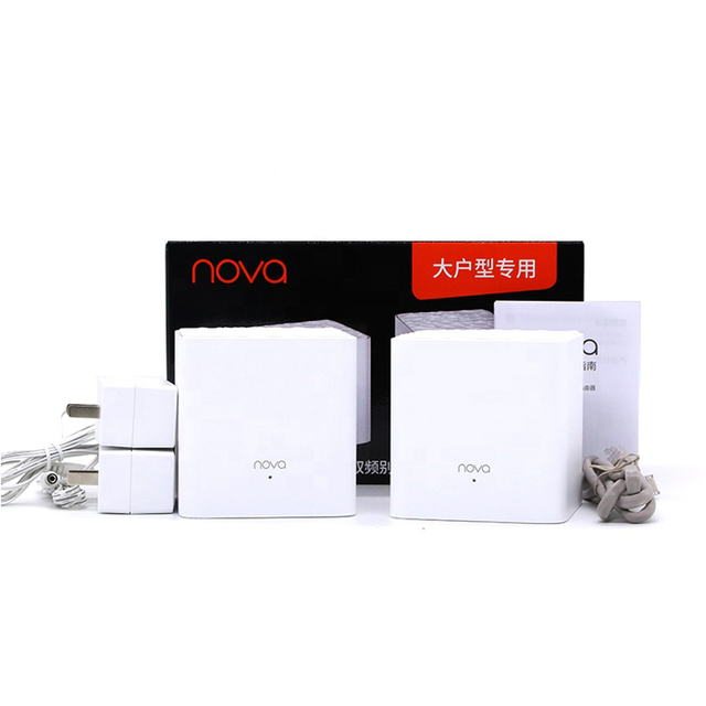 Tenda Nova Mesh Wifi Gigabit System MW3 Whole Home Three Pack with AC1200 2.4g/5.0ghz Router 2.4G & 5G Wireless 1 Reset Button