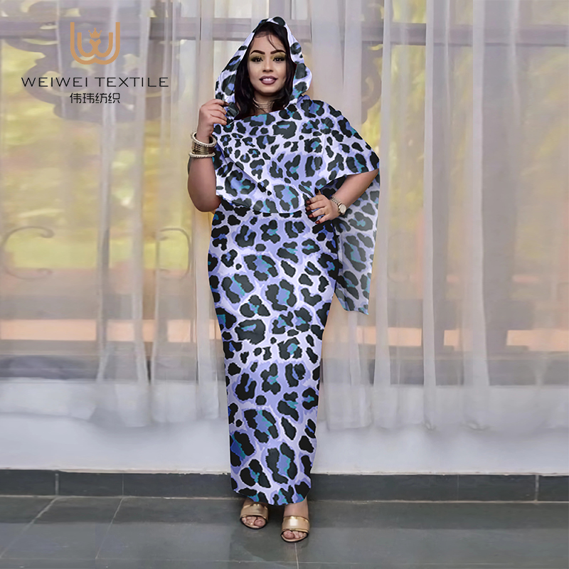 High Quality 5 Yard Voile Fabric Dubai Sudan Shawl Women Long Style Tropical Pattern Digital Printed Abaya Muslims Sudanese Toub