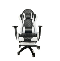 Chaise d'ordinateur personnalisée d'usine OEM, chaise de bureau pouvant s'allonger, chaise de jeu ancrée, massage LED RGB