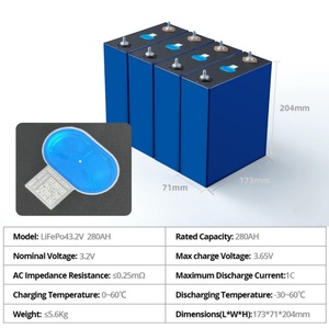 Nueva llegada, stock en la UE, precio bajo, batería LiFePO4 de 280Ah, 302Ah, 304Ah, Akku de 3.2V, grado A, celdas LiFePO4 de 230Ah para sistema solar - Product Image 2