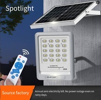 Projecteur solaire extérieur pour cour, modèle d'ingénierie étanche, projecteur solaire LED ultra-lumineux haute puissance