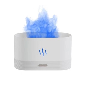 Humidificadores de aire de llama de aromaterapia portátiles de 180ml al por mayor difusor de aroma de aceites esenciales con luz colorida - Product Image 6