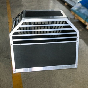 Cage à chien en aluminium personnalisée pour coffre de voiture, boîte à chien durable pour grands chiens - Product Image 3