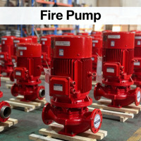 Pompe à incendie électrique verticale monophasée à haut rendement avec turbine en acier inoxydable 304, longue durée de vie pour les incendies municipaux