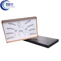 Caja de Regalo Rígida de Papel Especial Negro Exclusivo, Caja de Embalaje Perfumada con Logotipo Personalizado para Botellas de Aceite o Productos Cosméticos