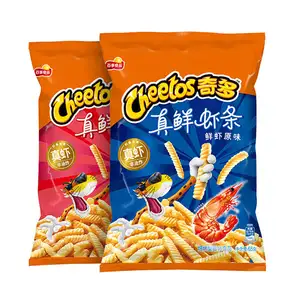 Cheetos Креветочный крекер 65 г оригинальный и сладкий chiliоптовая цена экзотические Чипсы Закуски Чипсы ahoy