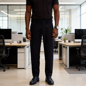 <span class=keywords><strong>Pantalon</strong></span> de Costume <span class=keywords><strong>Homme</strong></span> Élégant et Décontracté en <span class=keywords><strong>Lin</strong></span> Mélangé, Coupe Droite, Fermeture Éclair, Style Slim, Idéal pour l'Été – Personnalisation OEM - Product Image 3