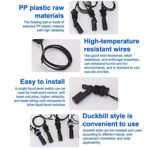 Side Mount Magnetic Float Switch Duckbill Type for Humidifier <b>Small</b> <b>Pump</b> Control - Product Image 3