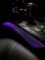 Kit d'éclairage d'ambiance pour Audi A4 B8 A5 Q5 2010-2017, amélioration des lampes LED d'ambiance intérieures avec synchronisation musicale, effet ciel étoilé