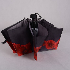 High Quality 3-Folding UV Protection Umbrella Set Promotional Manual UV Three Folding One Layer Foldable Gift Idea - Product Image 4