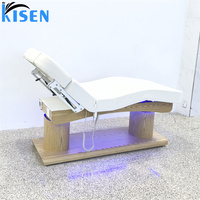 Fauteuils de salon de beauté multifonctionnels de luxe modernes, spa, 4 moteurs électriques, table de massage, lit de soin du visage, des cils et des cosmétiques