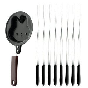 Machine à brochettes électrique rotative automatique, <span class=keywords><strong>barbecue</strong></span> intégré avec four à charbon de bois pour fumage et 8 fourchettes - Product Image 5