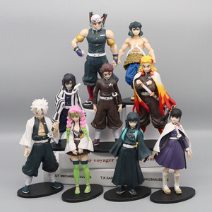 หุ่นตัวละครอนิเมะเรื่อง Demon Slayer Kimetsu No Yaiba <span class=keywords><strong>Makomo</strong></span> Sabito Akaza Enmu 15ซม. - Product Image 2