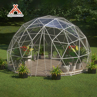 Dôme géodésique de luxe Kawagebo Kamp (KK) 3M en PVC transparent pour fêtes, salons professionnels, glamping extérieur, hôtel ou tente de réception