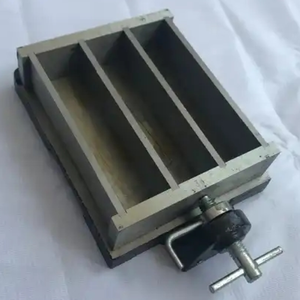 Cube en acier à trois compartiments pour moules d'essai de béton, ciment, laboratoire civil, mortier, <span class=keywords><strong>instrument</strong></span> de coulée, dispositif avec garantie d'un an - Product Image 4