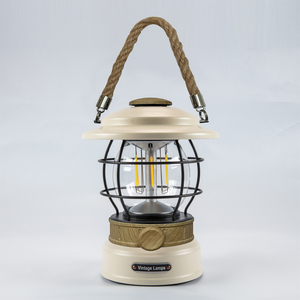 Ngoài trời Đi Bộ Đường Dài cắm trại cổ điển không thấm nước Lều di động ngoài trời cắm trại mây Đèn treo đèn năng lượng mặt trời đèn lồng - Product Image 2