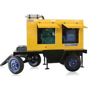 Hoge Kwaliteit Mobiele Diesel Generator Gebruik Kwaliteit Garantie Yuchai Motor Met Zware Trailer 120kw Diesel Mobiele Generator