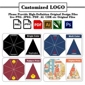 Promotional Gift Mini Pocket Umbrella Wholesale Customize Umbrella with logo Printing 3 <b>Fold</b> Manual Pongee Fabric Uv Umbrella - Product Image 2