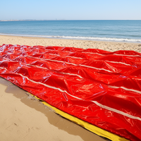 Barrière flottante en PVC pour le contrôle des déversements d'hydrocarbures, barrière anti-déversement d'hydrocarbures en mer, clôture flottante anti-algues