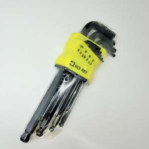 Schwarzes neunteiliges Industriequalität Sechskant-Gehärtetes Steckschlüssel- und Schraubendreher-Set für Fahrradreparatur-Zubehör - Product Image 5